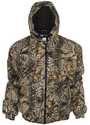 Large Burly Tan Camouflage Insulated Hooded Jacket