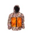 Burly Camo Tan™ Synthetic Insulated Heated,Waterproof Men's Hooded Camo Jacket, L