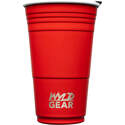 16-Ounce Red Insulated Stainless Steel Party Cup Tumbler
