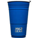 16-Ounce Royal Blue Insulated Stainless Steel Party Cup Tumbler