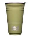 24-Ounce Olive Dark Green Stainless Steel Insulated Cup 