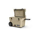 50-Quart, Tan, Rotationally Molded Construction, Freedom Series Hard Cooler