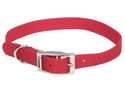 3/4 x 18-Inch Single Ply Nylon Dog Collar, Red