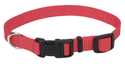 1 x 18-26-Inch Red Nylon Dog Collar With Tuff Buckle