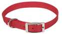 5/8 x 16-Inch Single Ply Nylon Dog Collar, Red