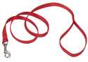 5/8-Inch X 4-Foot Red Single Ply Nylon Dog Leash