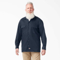 Medium Dark Navy FLEX Relaxed Fit Long Sleeve Work Shirt