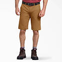 Tough Max 11-Inch Duck Utility Short In Rinsed Brown Duck, Size 44