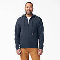 Full-Zip Hoodie In Dark Navy, Size Small