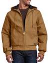 X-Large-Tall Brown Duck Rigid Hooded Jacket