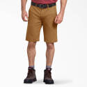Stonewashed Brown Duck Duck Regular Fit Men's Carpenter Short, 11 in L X 36 in W