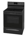 30-Inch Black Smooth Top Electric Range