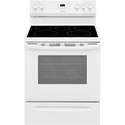 30-Inch White Smooth Top Electric Range