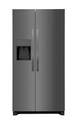 25.6 Cu. Ft. Black Stainless Steel Standard-Depth Side-By-Side Refrigerator