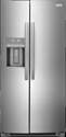 22.3-Cubic Foot, 33-Inch Standard Depth, Gallery, Stainless Steel, Side By Side Refrigerator