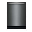 24-Inch Black Stainless Steel Dishwasher
