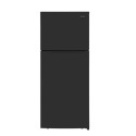 18-Cubic Foot Black Top Freezer Refrigerator