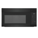 1.7-Cubic Foot Black Over-The-Range Microwave