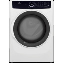 8.0-Cubic Foot White Front Load Perfect Steam Electric Dryer With Instant Refresh