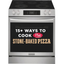Gallery 30-Inch Front Control Electric Range with Stone-Baked Pizza