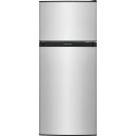 5-Cubic Feet Stainless Steel Compact Refrigerator With Freezer Door