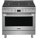 Professional 36 in. Stainless Steel Dual-Fuel Freestanding Range