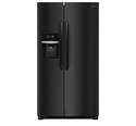 25.5 Cu. Ft. Black Side-By-Side Refrigerator