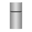 18-Cubic Foot Stainless Steel Garage Ready Top Freezer Refrigerator