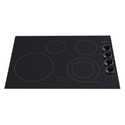 30 In Electric Cooktop Black
