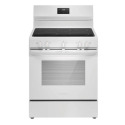 30-Inch Freestanding Electric Range With 5 Elements 5.3 Cu. Ft. Oven Capacity Front Control Dual Element Storage White