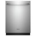 24-Inch Fingerprint Resistant Stainless Steel Top Control Built-In Tall Tub Dishwasher