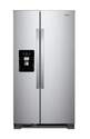 25 Cu. Ft Stainless Steel Side-By-Side Refrigerator
