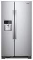 33-Inch Wide, 21-Cubic Feet In Stainless Steel Side By Side Refrigerator