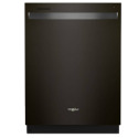 Fingerprint Resistant Black Stainless 3-Rack Dishwasher