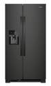 24.5 Cu. Ft. Black Side-By-Side Refrigerator