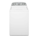 White Top Load Washer with Removable Agitator