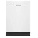 White Quiet Dishwasher With Adjustable Upper Rack