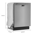White Quiet Dishwasher With Boost Cycle
