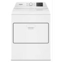 7.0-Cubic-Foot White Electric Dryer With Adaptive Dry Vented Top Load Matching