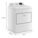Whirlpool® WED4107SW 