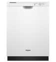 24-Inch White Front Control Built In Dishwasher