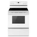 30-Inch White Freestanding Electric Range With Extra-Large Oven Window