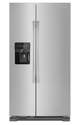 25 Cu. Ft. Stainless Steel Side-By-Side With External Ice & Water Dispenser Refrigerator
