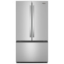 36-Inch French Door Refrigerator With Ice Maker In Stainless Steel