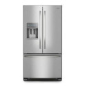 36-Inch Wide Stainless Steel French Door Bottom Mount Refrigerator