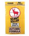 Dryer Sheets Scent Killer Autumn 12-Pack