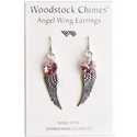 Light Rose Angel Wing Earrings