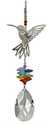 11-Inch Large Hummingbird Crystal Fantasy Suncatcher