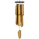 35-Inch Black Ring Bamboo Wind Chime