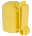 Yellow T-Post Safety Cap And Insulator
